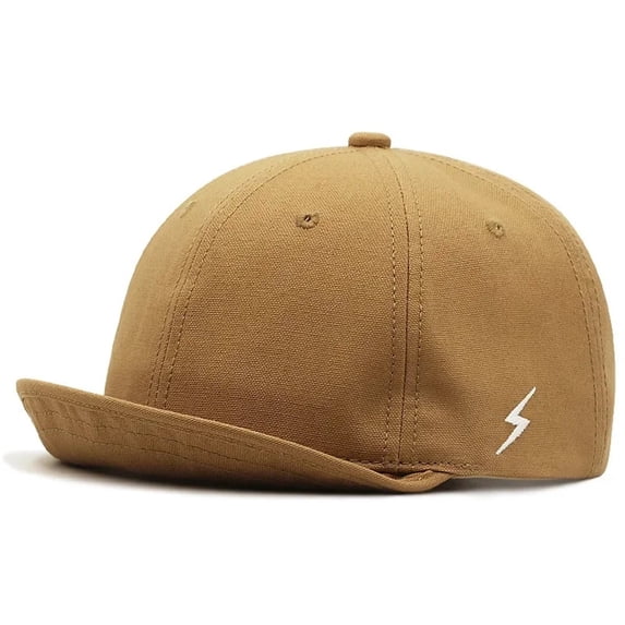 Large Head Up-turn Peak Hiphop Snapback Hat for Man Woman Big Size Flip Up Soft Top 6CM Short Brim Baseball Cap 55-60cm 60-65cm