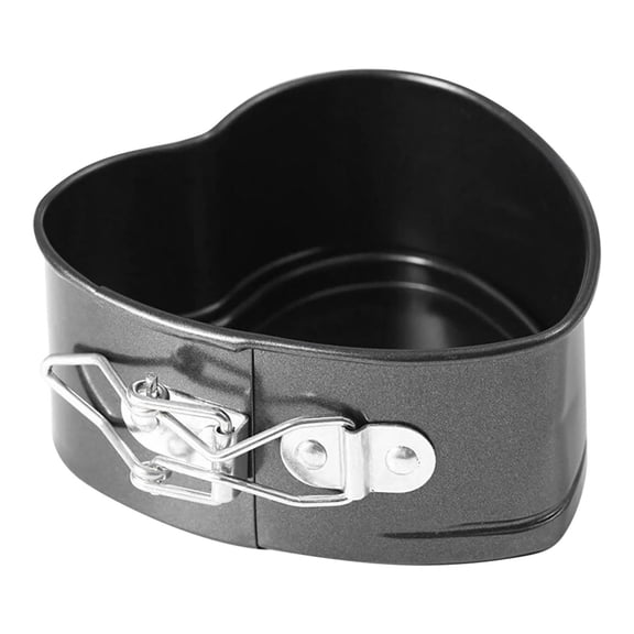 Large Heart-Shaped Non-Stick Springform Pan Premium Carbon Steel Cheesecake & Cake Baking Mold