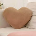 thumbnail image 1 of Large Heart Shaped Pillow, 20 Inch Plush Throw Pillow, Soft Decorative Cushion, Furry Heart Pillow for Sofa Bed, Home Decor Accent Pillow, Cozy Reading Pillow, Gift Idea, Various Colors, 1 of 5