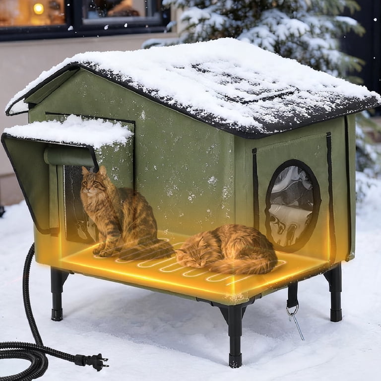 冷暖房・季節用品 COZY WARM+COOL SMART PET HOUSE PETKIT COZY SMART HOUSE REVIEW | MEET OUR NEW BRITISH SHORTHAIR