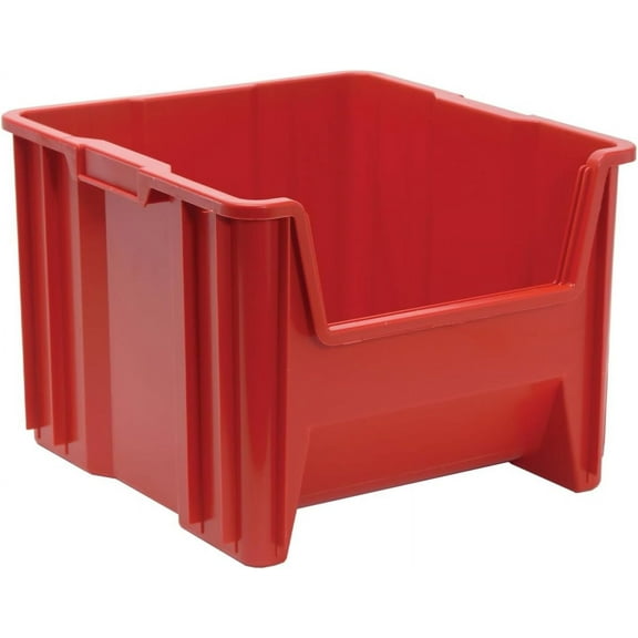 Large Heavy Duty Giant Stack Container [Set of 2] Color: Red