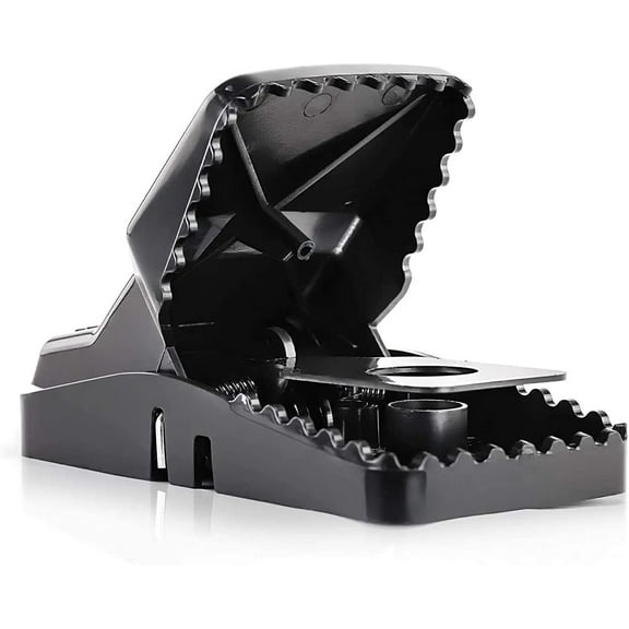 Large Heavy Duty Rat Traps - Instantly Kills with Powerful Steel Spring - Quick Set-Up - Hands-Free Disposal - No Chemicals - Washable - Reusable - Durable (8 Pack)