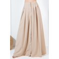 thumbnail image 1 of Large Hem Wide Leg Pleated Solid Pants, 1 of 5