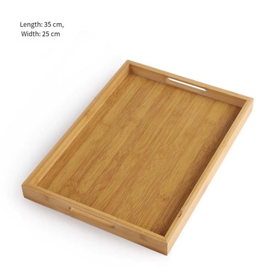Large Herbal Serving Tray With Ample Space Perfect For Fruits Drinks And Snacks