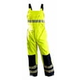 thumbnail image 1 of Large Hi-Viz Yellow With Blue 48'' 100% Polyester 150 Denier Oxford With PU Coating Breathable Rain Bib Pants With Elastic Suspenders With Release Buckle, 1 of 4