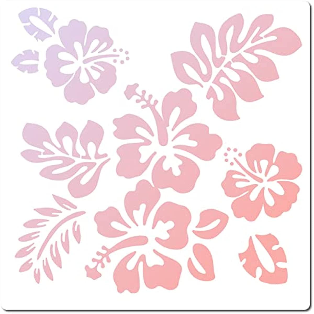 Large Reusable Hibiscus Flower Stencils - Hawaiian Tropical Floral Stencil Template for Home Decor - Walmart.com large-reusable-hibiscus-flower-stencils-hawaiian-tropical-floral-stencil-template-for-home-decor-walmart-com