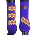 thumbnail image 1 of Large Hilason Horse Medicine Sports Boots Front Leg Purple Aztec, 1 of 2