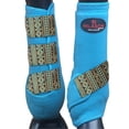 thumbnail image 1 of Large Hilason Horse Medicine Sports Boots Rear Leg Turquoise, 1 of 2