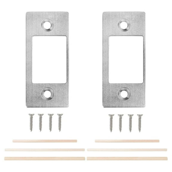 Large Hole Strike Plate Fix Deadbolt Misalignment Deadbolt Restorer Strike-Plate
