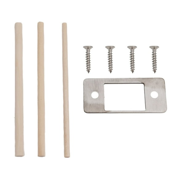 Large Hole Strike Plate Fix Deadbolt Misalignment Deadbolt Restorer Strike Plate