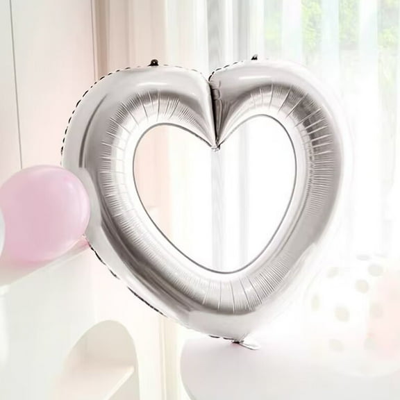Large Hollow Balloons Valentine'S Day Decorations, Giant Balloon Party Props for Birthday and Wedding, Bright Surfaces Can Be Connected in Series for Photo Booth Backdrop, Indoor Party Akmoler