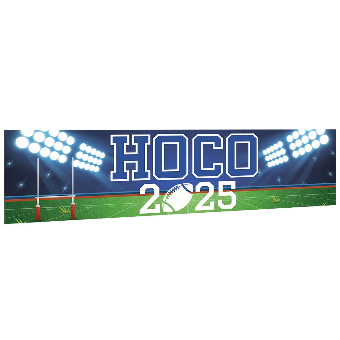 Large Homecoming Banner 2025, HOCO Sign with Football Field Design ...