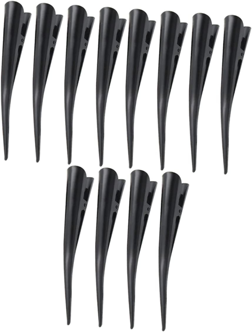 Large Horn Clip Metal Hair Claw Clips Hair Styling Clips Black Hair Clips Hair Partition Clips