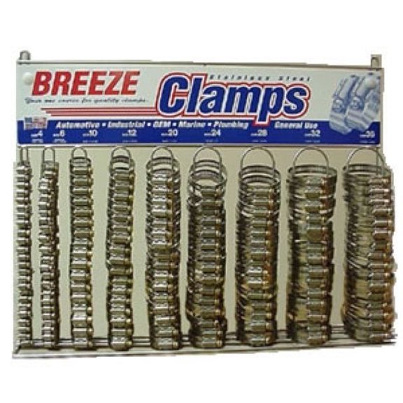 Large Hose Clamp Display Rack (Hose Clamps Not Included)
