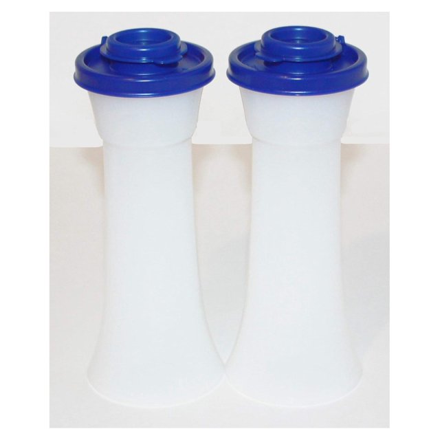 Large Hourglass Salt and Pepper Shakers, Tokyo Blue