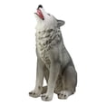thumbnail image 1 of Large Howling Wolf Statue 18"H Mysterious Cries Of The Night Wolf Totem Spirit, 1 of 6