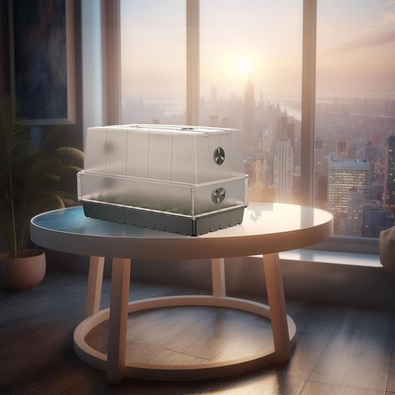 Large Humidity Dome, Heavy-Duty Germination Kit with 3 mm Thickest Clear Dome, Sturdy Drip Tray, 6x12 Cell Seedling Tray, Vented Height Extension Panels, for Seed Starting, Cloning Plants