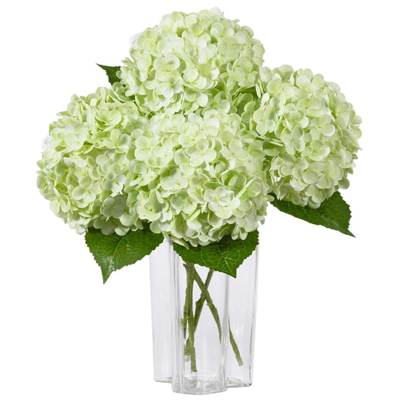 Large Hydrangea Artificial Flowers,20 inch Latex Real Touch Hydrangeas Lifelike Hydrangea Flower for Home Wedding Bouquets Centerpieces Party Living Room Decoration