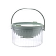 thumbnail image 1 of Large Ice Chiller Bowl with Lid, 30oz Ice Serving Bowls for Parties, Dip Chiller Cold Serving Dish for Salad, Green, 1 of 10