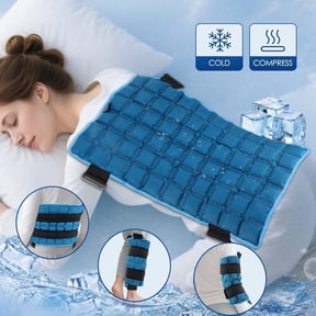 Large Ice Pack 13x22 Inch for Hot & Cold Compress , Reusable Self-Absorbing Water Back Pad for Relaxing