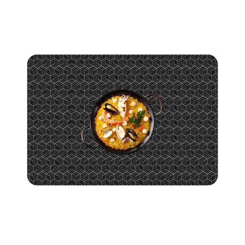 Large Induction Cooktop Mat Protectors,30.8'' x 20.5'' x 0.02'' Stove Top Cover Protector Mat,Induction Stove Cover,Cuttable Anti-Scratch Cooktop Protector(Only for Induction Stove Up to 464℉