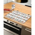 thumbnail image 1 of Large Induction Cooktop Protector Mat Christmas Snowman Stove Top Covers for Electric Stove, Winter Xmas Deer Country Pine Tree Decorative Stove Burner Cover Mats, Glass Top Stove Cover, 1 of 7