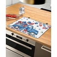 thumbnail image 1 of Large Induction Cooktop Protector Mat Independence Day Stove Top Covers for Electric Stove, Farmhouse American Flag Truck Star Love Decorative Stove Burner Cover Mats, Glass Top Stove Cover, 1 of 7