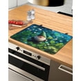 thumbnail image 1 of Large Induction Cooktop Protector Mat St. Patrick's Day Stove Top Covers for Electric Stove, Spring Green Gnomes Lucky Irish Clovers Decorative Stove Burner Cover Mats, Glass Top Stove Cover, 1 of 7