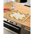 thumbnail image 1 of Large Induction Cooktop Protector Mat Summer Sunflowers Stove Top Covers for Electric Stove, Country Botanical Flowers Leaves Decorative Stove Burner Cover Mats, Glass Top Stove Cover, 1 of 7