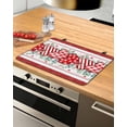 thumbnail image 1 of Large Induction Cooktop Protector Mat Valentine's Day Stove Top Covers for Electric Stove, Red Love Heart Eucalyptus Romance Striped Decorative Stove Burner Cover Mats, Glass Top Stove Cover, 1 of 7