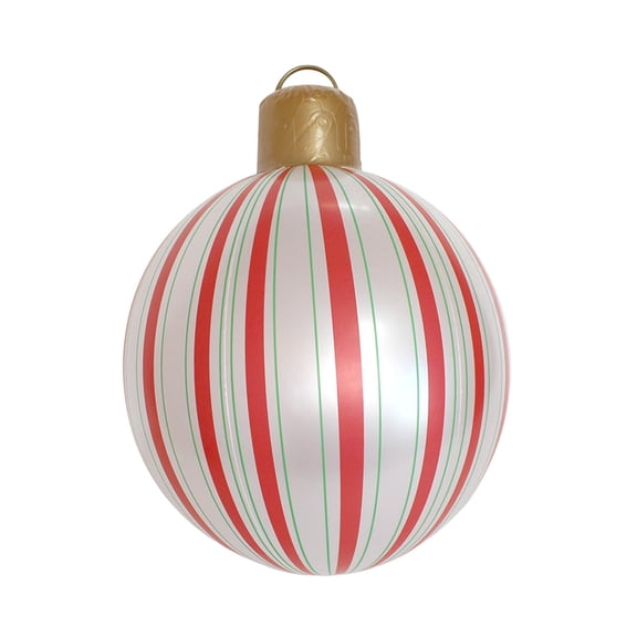 Large Inflatable Ball Holiday Decoration Hanging Ornament Festive Winter Theme for Indoor Outdoor Christmas Tree