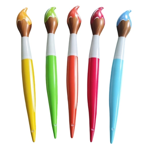 Large Inflatable Brush Balloons Back To School Decorations Inflatable Crayons Giant Art Paint Brushes Balloons for Classroom Garden Room Birthday Party Decorations