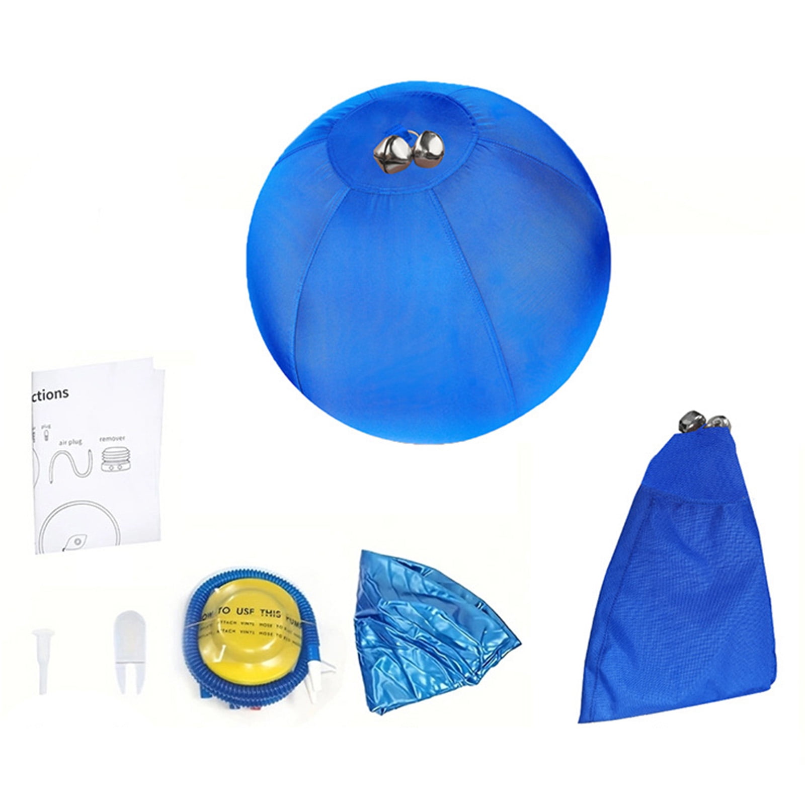 Large Inflatable Dog Toy for Outdoor Fun And Training Heavy Duty Interactive Bouncy Toy for Backyard Play