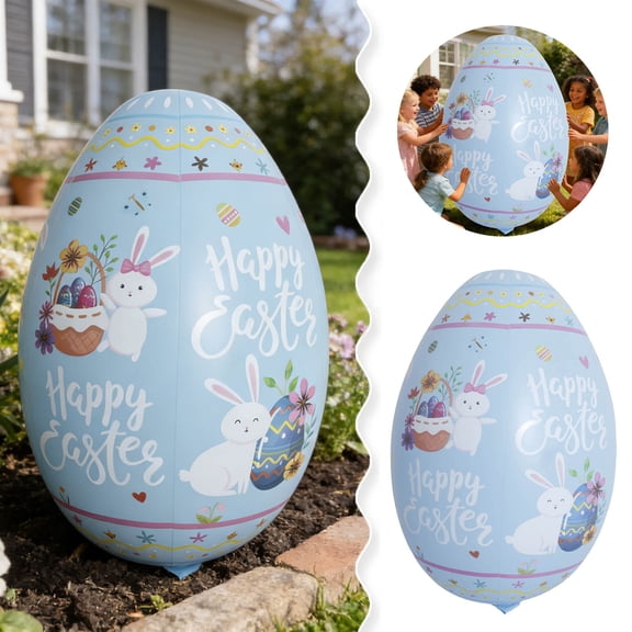 Large Inflatable Easter Egg For Indoor Outdoor Party Holiday Festival Garden Yard