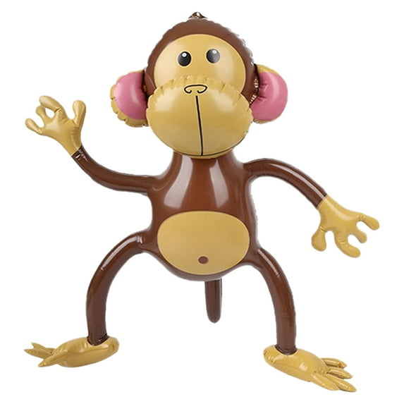 Large Inflatable Monkeys 27 Inch Monkeys For Baby Showers Themed Birthday Parties Jungle Themed Birthday Parties Animal Inflatable Party And Decorations For Boys And Girls Keys for Talking Dogs Games