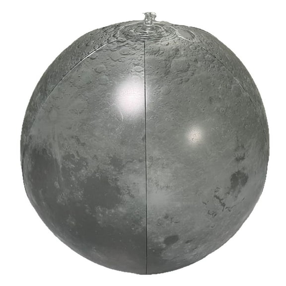 Large Inflatable Moon, 15.98'' LED Lighting Moon Planet Balloon,Solar Globes That Float for Outdoor Decor, Glow in The Dark Party Decorations, Great Holiday Gifts