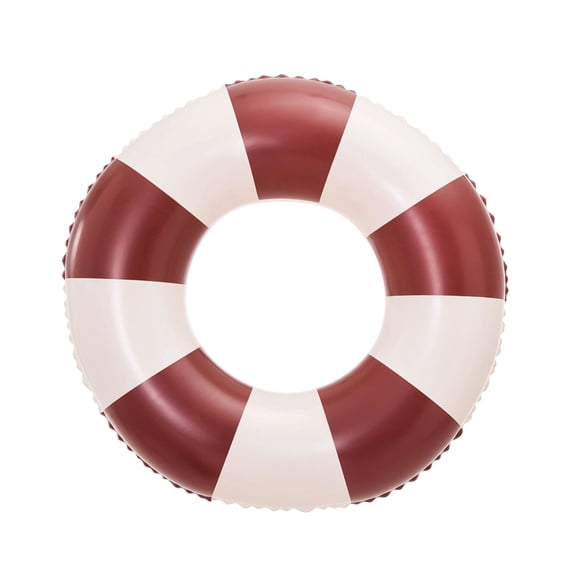 Large Inflatable Pool Float for Adults Classic Striped Swim Rings Swimming Pool Tubes for Teens Summer Beach Themed Party