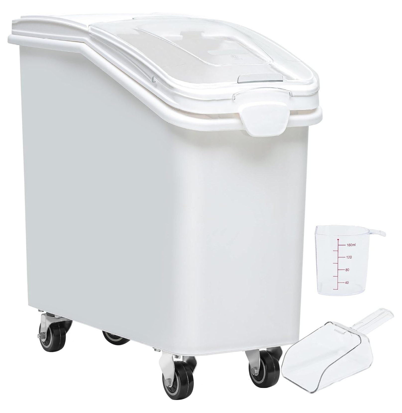 Large Ingredient Flour Storage Bin, Rice Storage Container Bulk Flour