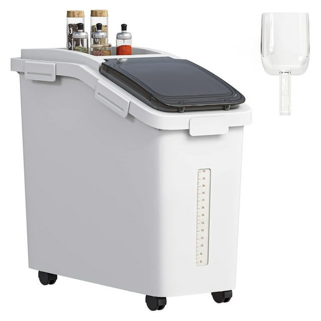 Large Ingredient Flour Storage Bin, Rice Storage Container Bulk Flour