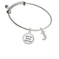 thumbnail image 1 of Large Initial - J - All Of Me Loves Bangle Bracelet, 1 of 1
