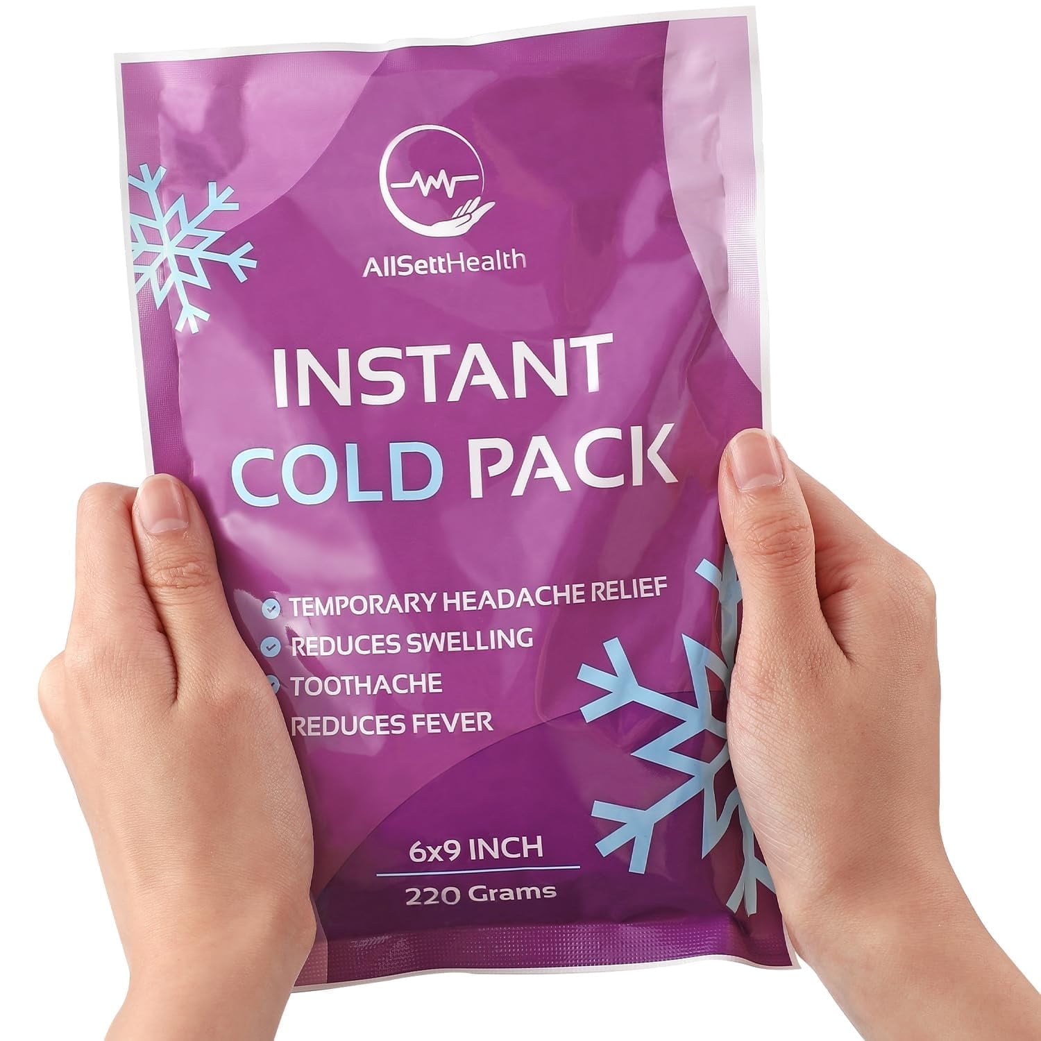 Cold Packer Large Instant Ice Packs for Injuries (9” x 6”) - 12 Pack | Instant Cold ...