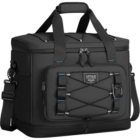 Large Insulated Cooler Bag 50 Can 30L Waterproof Leak-Proof Soft Sided Collapsible Ice Chest for Camping Travel Grocery Kayaking Beach Color Black price history and forecast - Unbranded