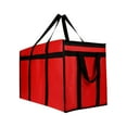 thumbnail image 1 of Large Insulated Grocery Bag, 23x15x14 Inch Foldable Thermal Tote for Food Delivery, Picnics, Shopping, Keeps Food Hot/Cold, Waterproof, Lightweight, 1 of 4