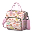 thumbnail image 1 of Large Insulated Lunch Bag Box Women Mushroom Leakproof Waterproof Leakproof Lunch Box with Multi Pockets Removable Strap for Work PicnicTeacher Mothers Day Christmas Birthday Gifts, 1 of 7