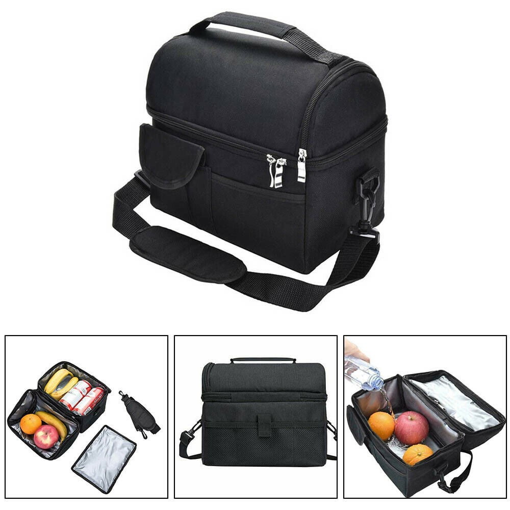 Large Insulated Lunch Bag Thermal Meal Prep Cooler, Hot Food Storage