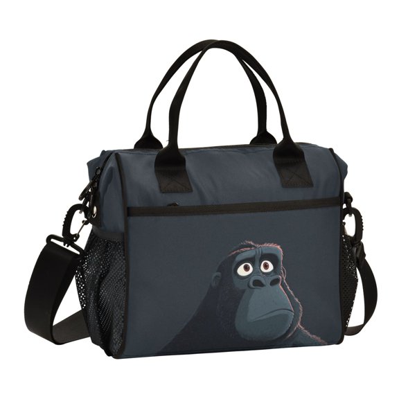 Large Insulated Lunch Bag With Adjustable Strap 9L/12L Capacity For Work Picnic Travel A Gorilla