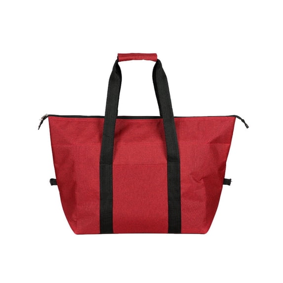 Large Insulated Picnic Bag - 20L Thermal Tote for Food & Drinks, Portable Outdoor Camping Basket with Aluminum Foil Lining, Heavy-Duty Grocery Shopping Bag for Beach, Travel