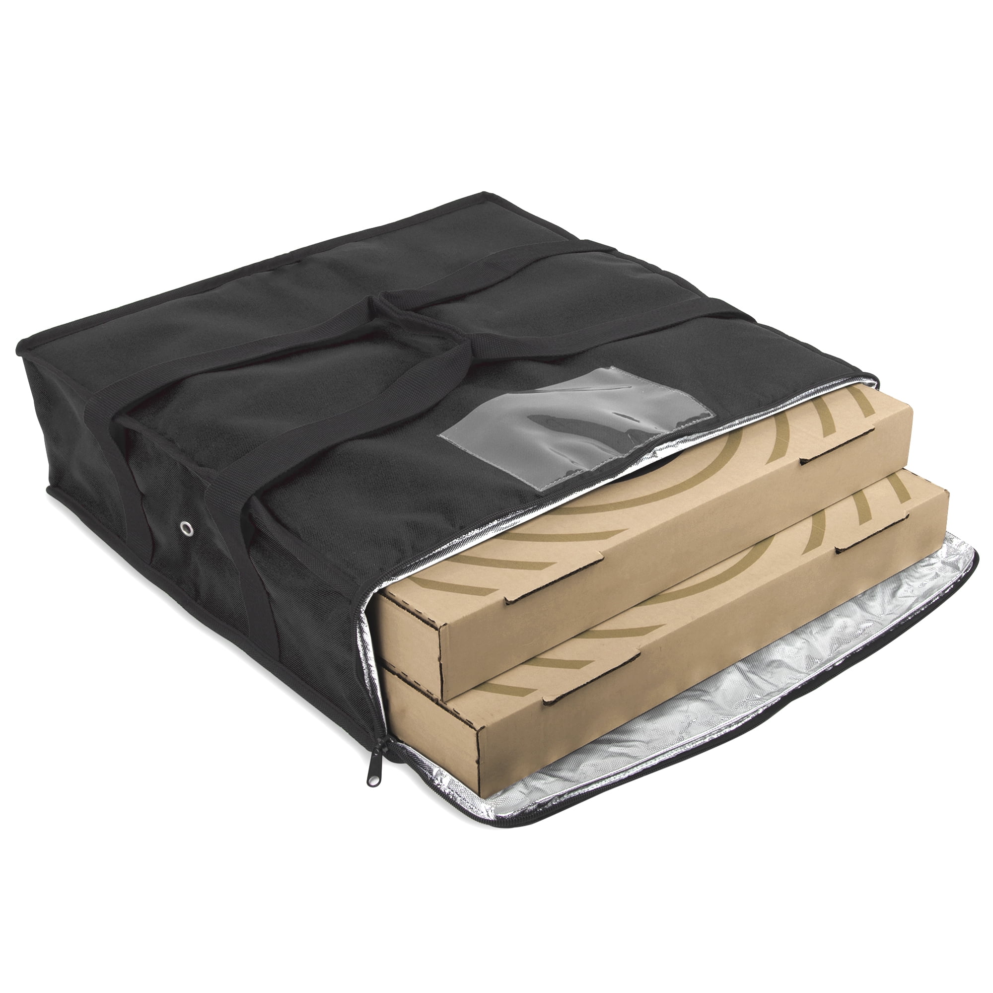 Large Insulated Pizza Carrier Bag for up to 2 Count 18" Pizzas with