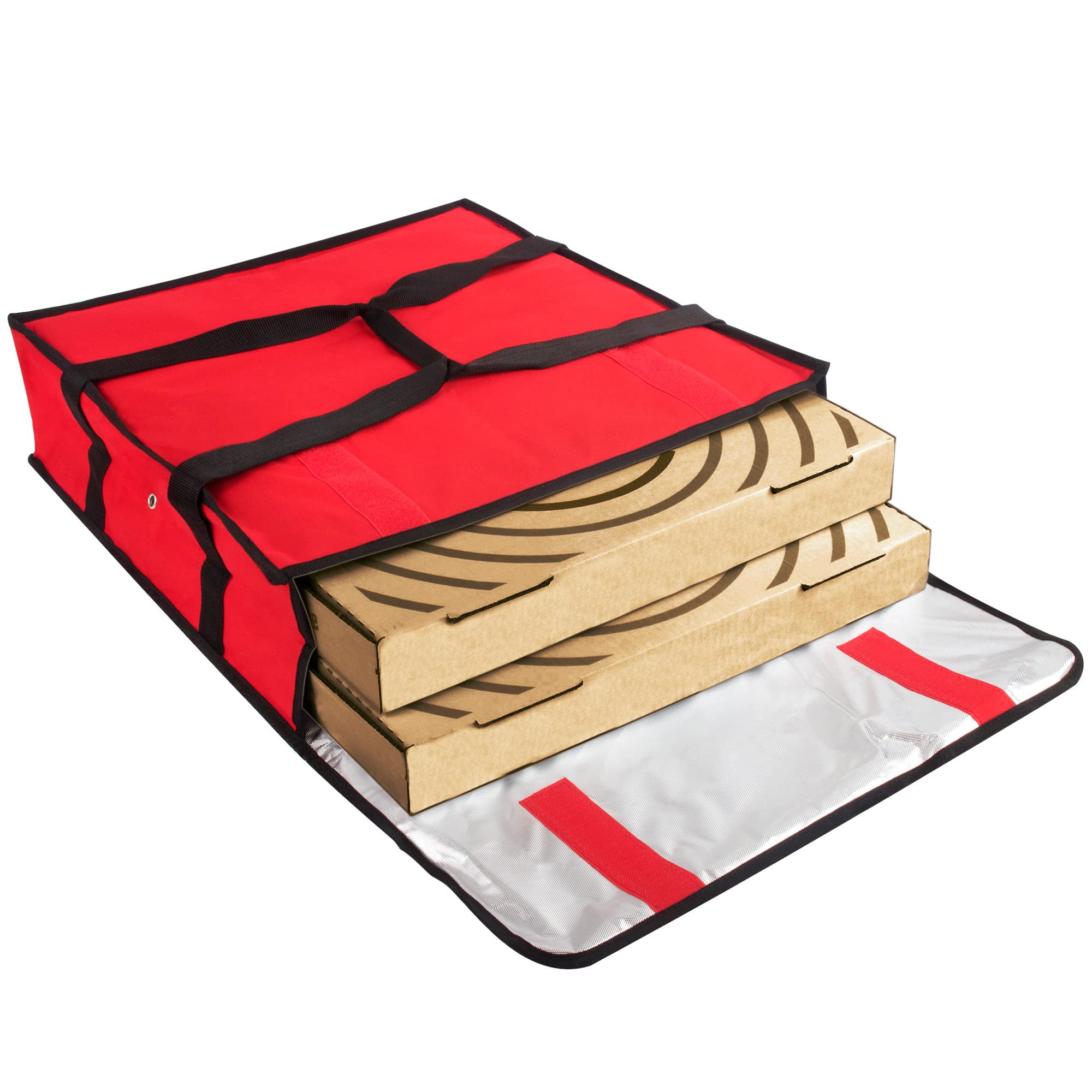 Large Insulated Pizza Carrier Bag for up to 2 Count 18" Pizzas with