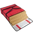 thumbnail image 1 of Trailmaker Pizza Bags for Delivery, Insulated Pizza Delivery Bag for Delivery Drivers, 20" x 20" x 6" Pizza Warmer Bags for Carry Hot, Commercial Food Warmers for Catering, Pizza Carrier, Red, 1 of 7